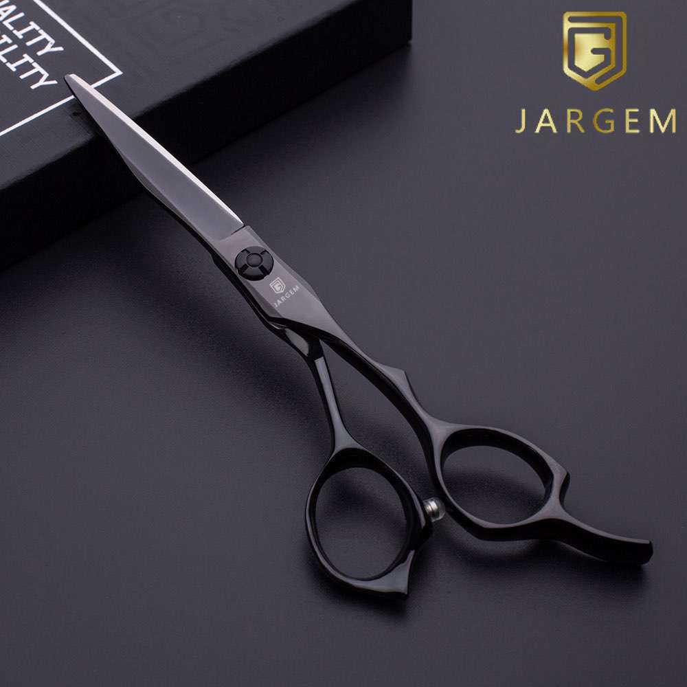 Small MOQ Japanese Black Coated Hair Scissors in 5.75 Inch
