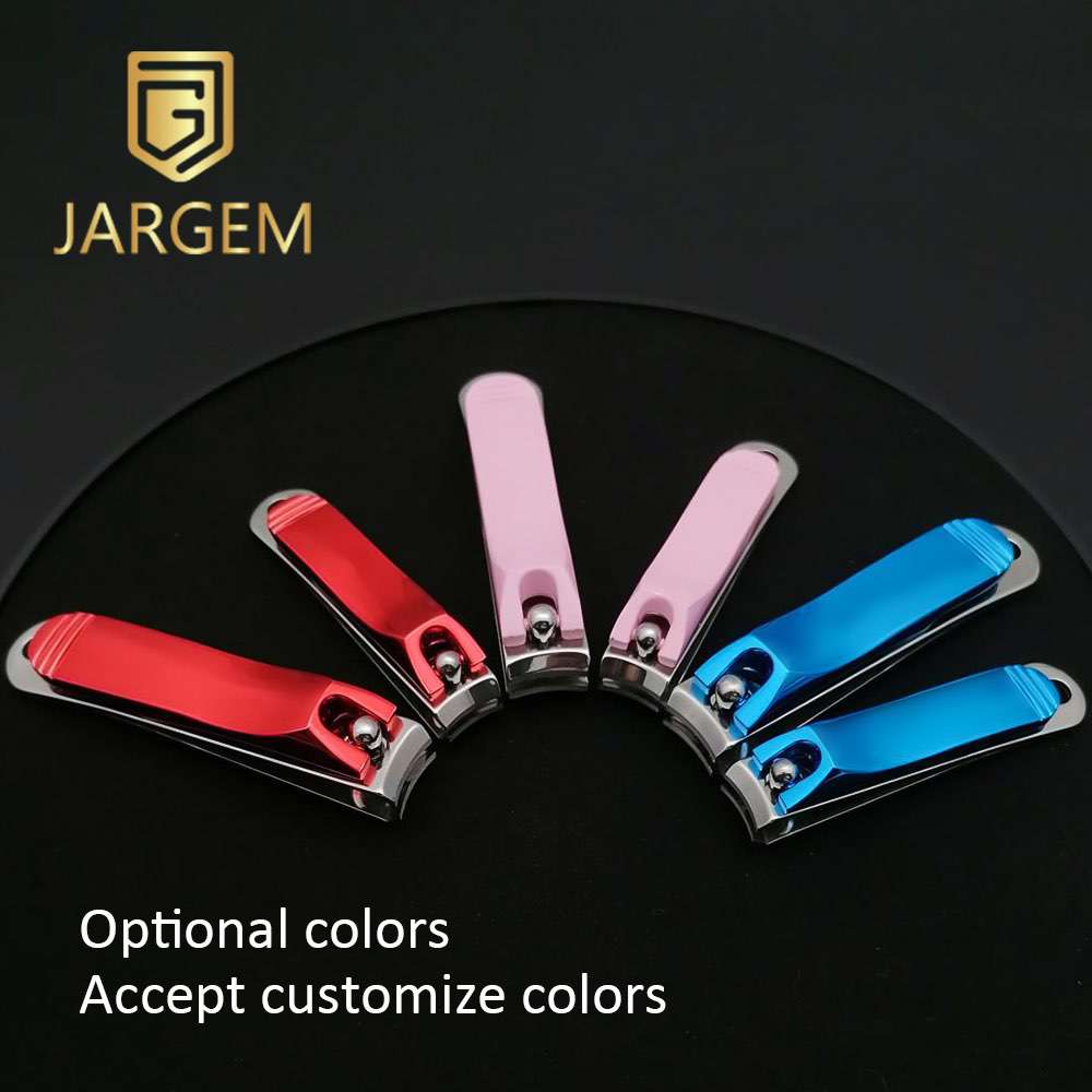 Fashionable 2 In 1 Nail Clipper Set Stainless Steel Nail Cutter With Nail File Ocean Blue Color Support Custom Logo