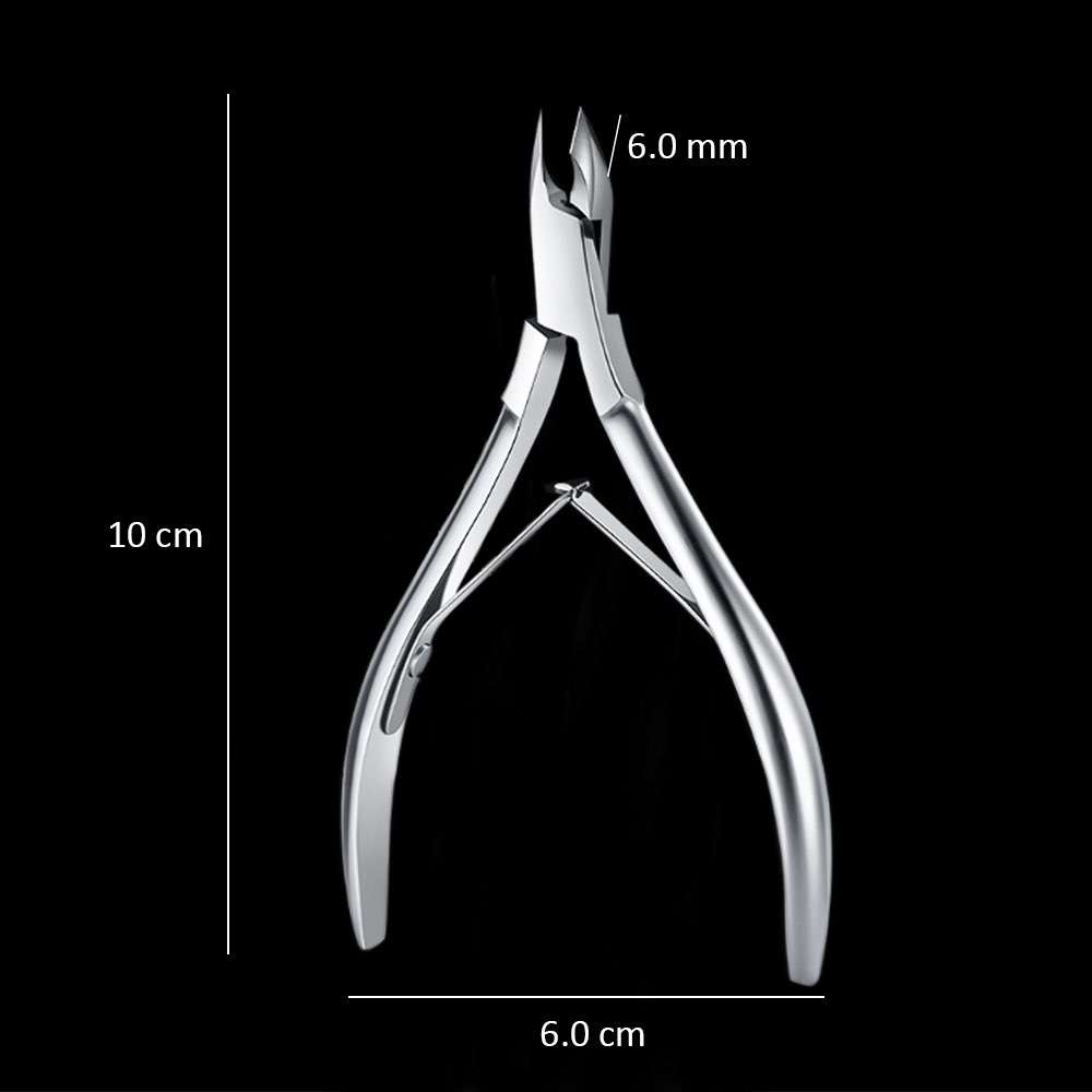 Process Upgrading Cuticle Nail Nippers Curved Handle Cuticle Nippers Pearl Chromium Steel Nail Tools