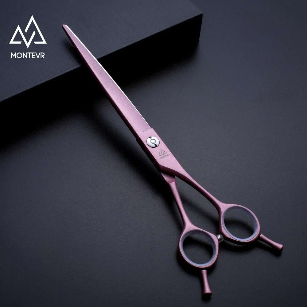 Pet Grooming Products Pink Coating Pet Grooming Scissors 7.5 Inch Beauty Shears For Pet Grooming