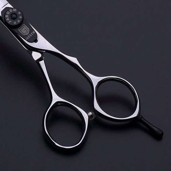 Hairdressing Scissors Removable Finger Rest Hair Scissors 6 Inch Barber Scissors