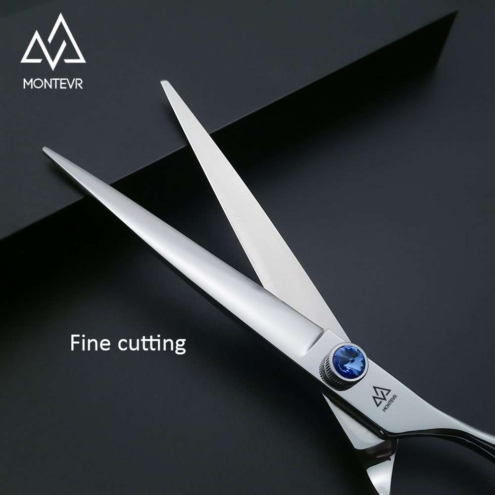 Support Small MOQ 7.5 Inch Swivel Thumb Dog Grooming Scissors Big Size Pet Grooming Scissors Products Fine Cutting