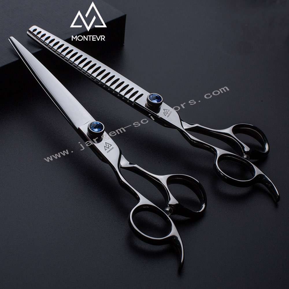Left-Hand Pet Grooming Scissors Set 7.5 Inch Dog Grooming Shears Professional for Groomers