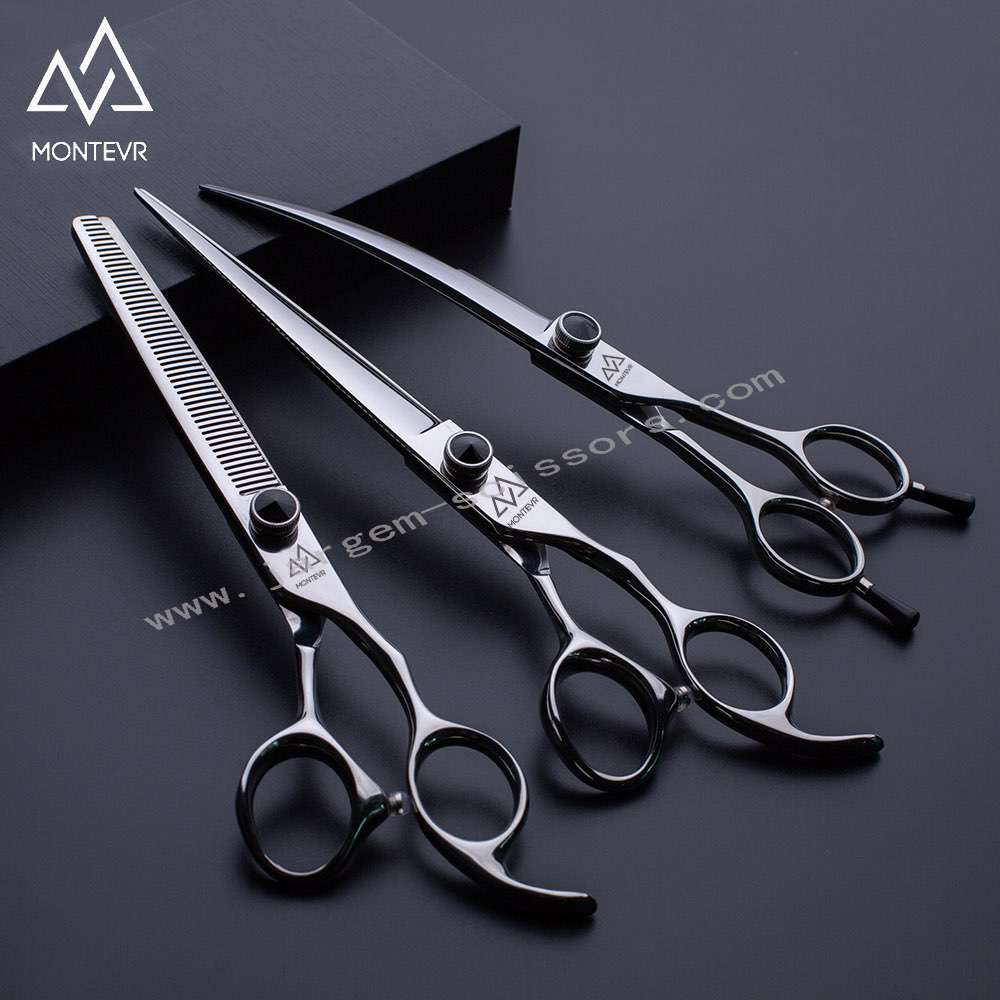 3PCS Pet Grooming Scissors Set Smooth Cutting Dog Shears for Grooming Professional Pet Scissors
